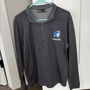 Under Armour Dark Gray CCSU Quarter-Zip